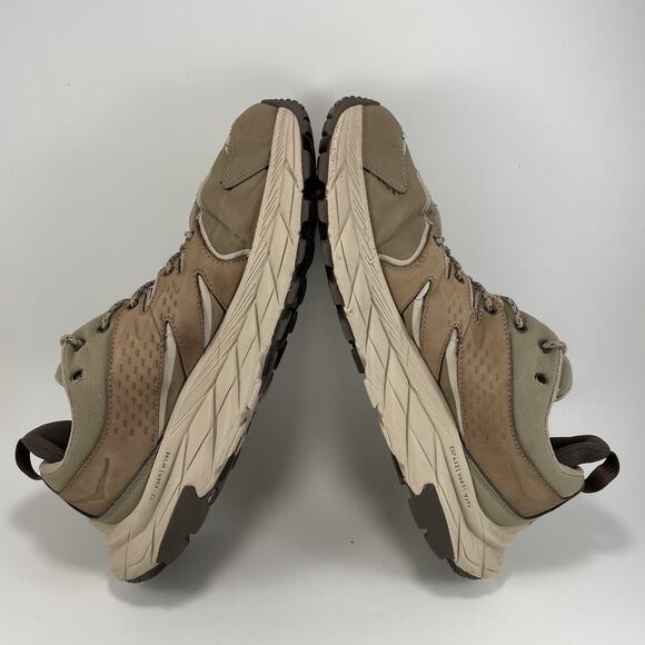 Hoka One One Anacapa Low GTX Trail Running Mens Size 11.5 D Tan Brown Goretex - Picture 6 of 10